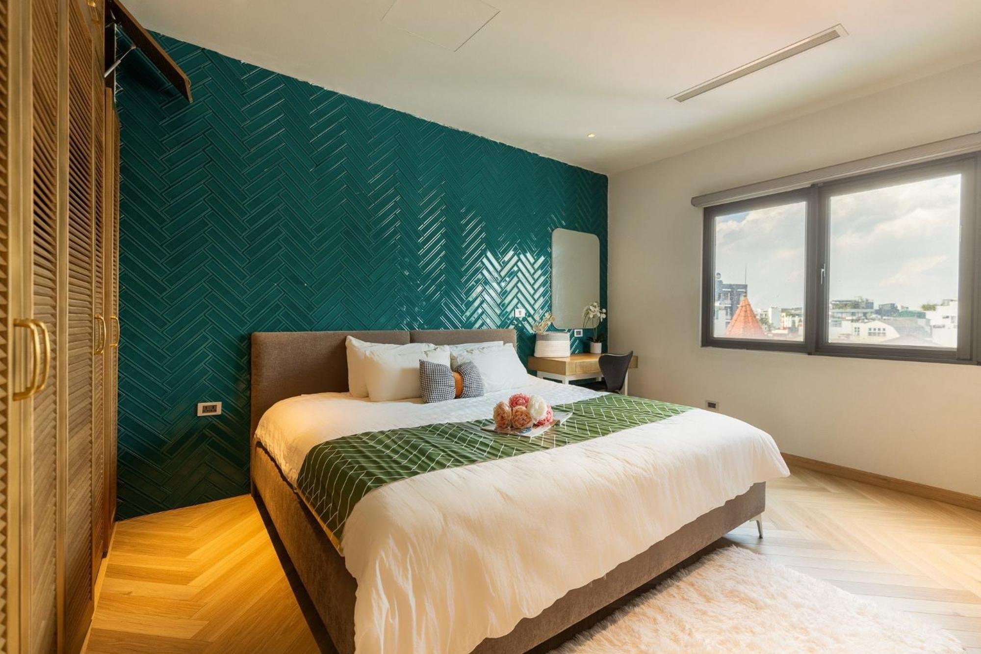 M Apartment Lakeside - Cara Rustic Hanoi Esterno foto