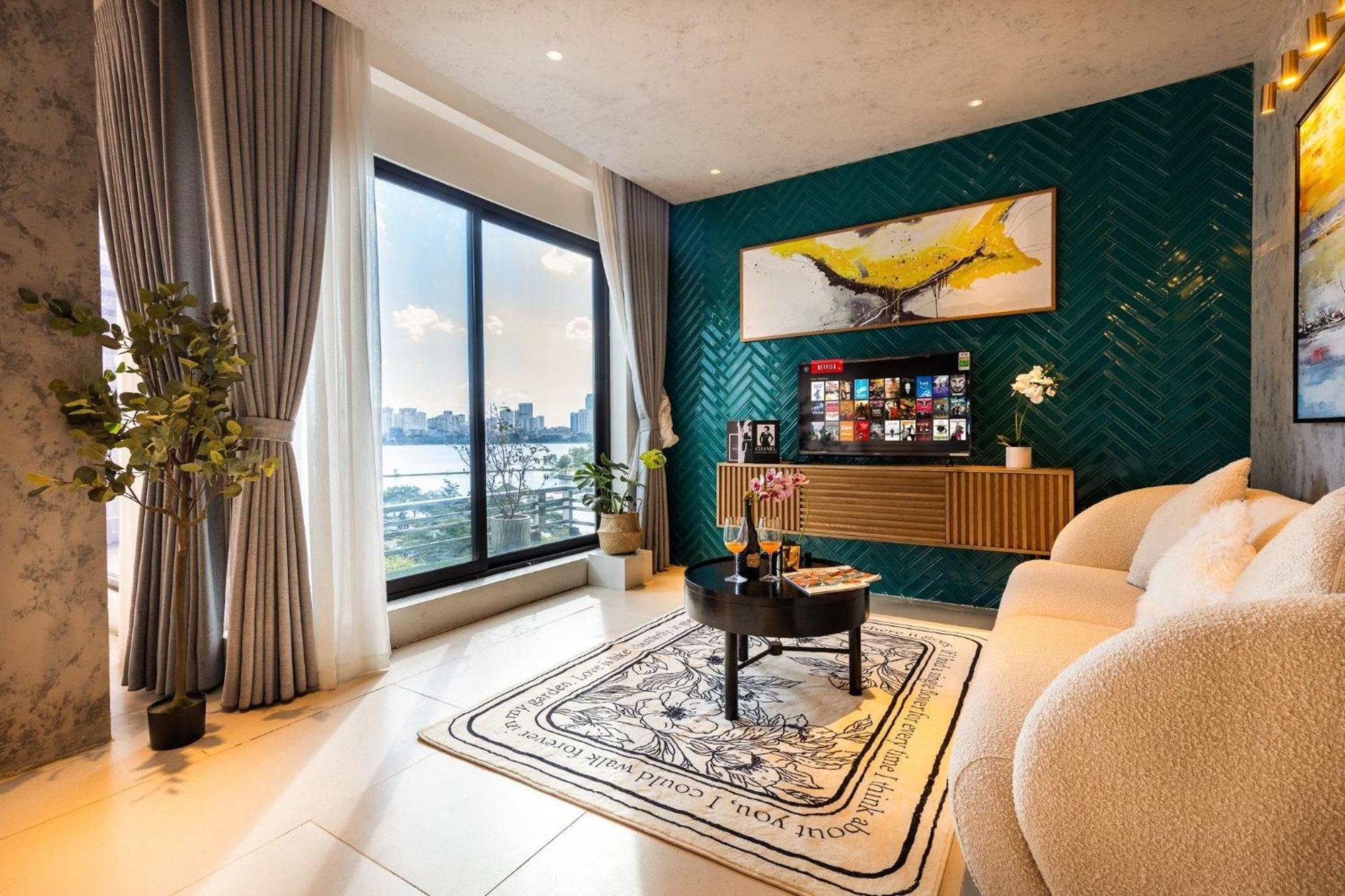 M Apartment Lakeside - Cara Rustic Hanoi Esterno foto