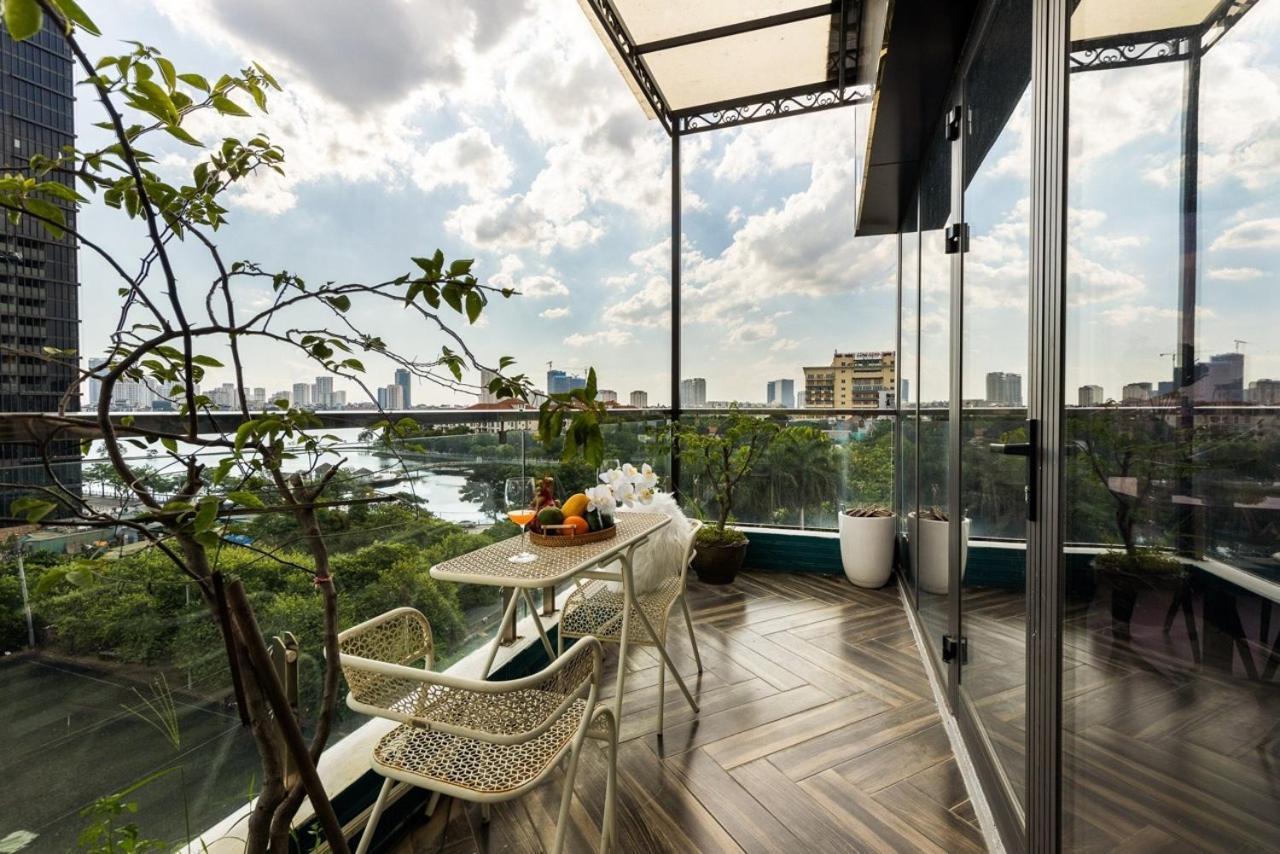 M Apartment Lakeside - Cara Rustic Hanoi Esterno foto